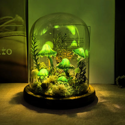 Whimsigoth Decor, Forest Handmade Mushroom Lamp