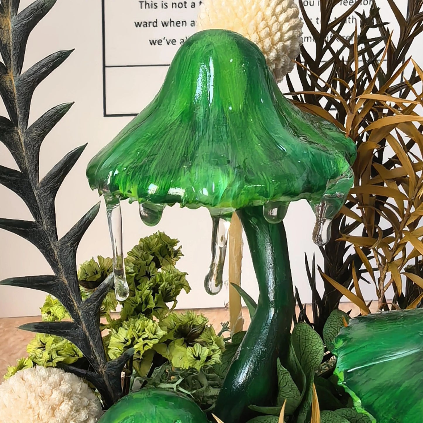 Whimsigoth Decor, Forest Handmade Mushroom Lamp