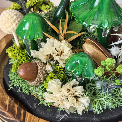 Whimsigoth Decor, Forest Handmade Mushroom Lamp